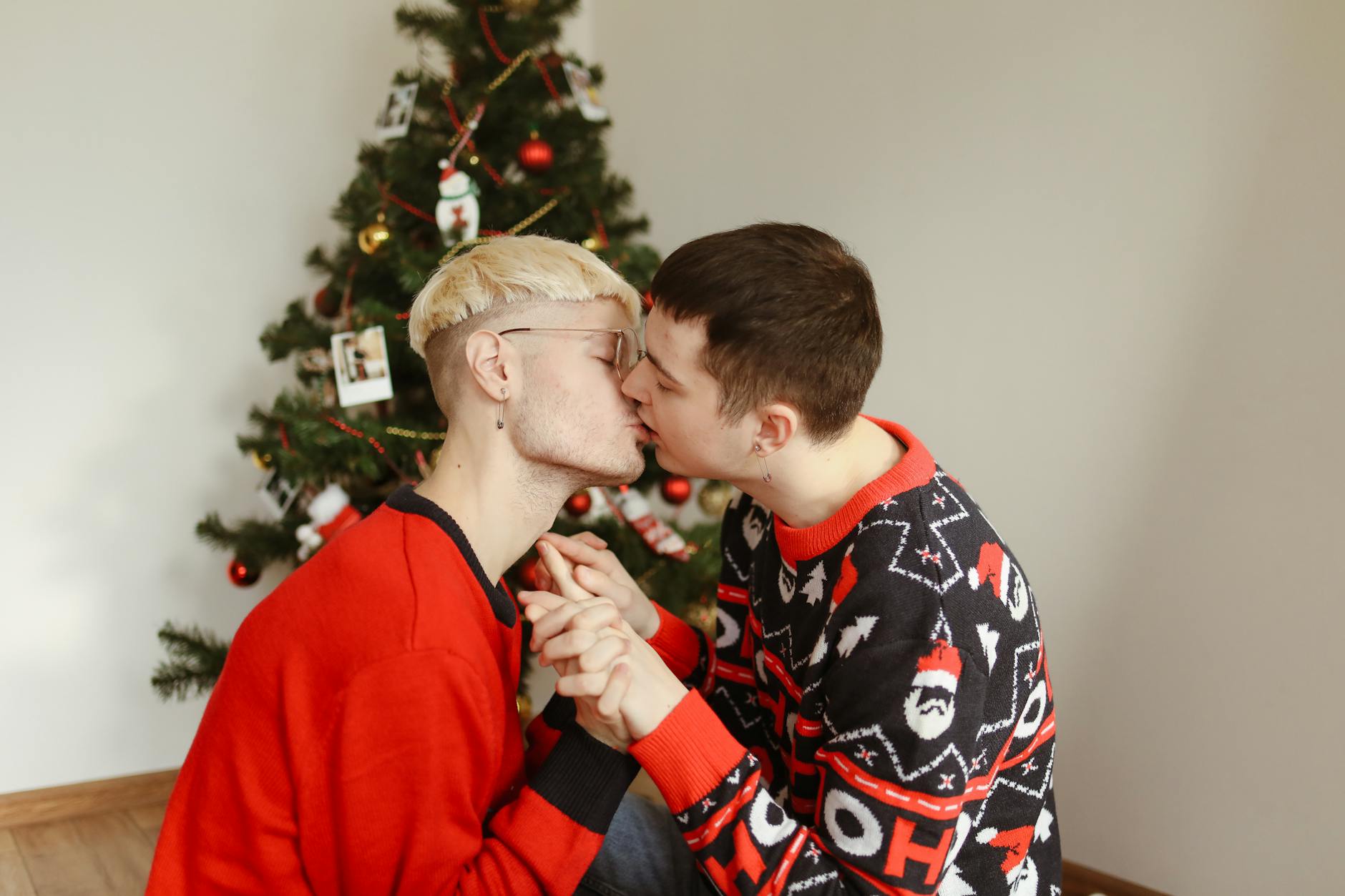 LGBTQ+ Couples Holiday Traditions Celebration
