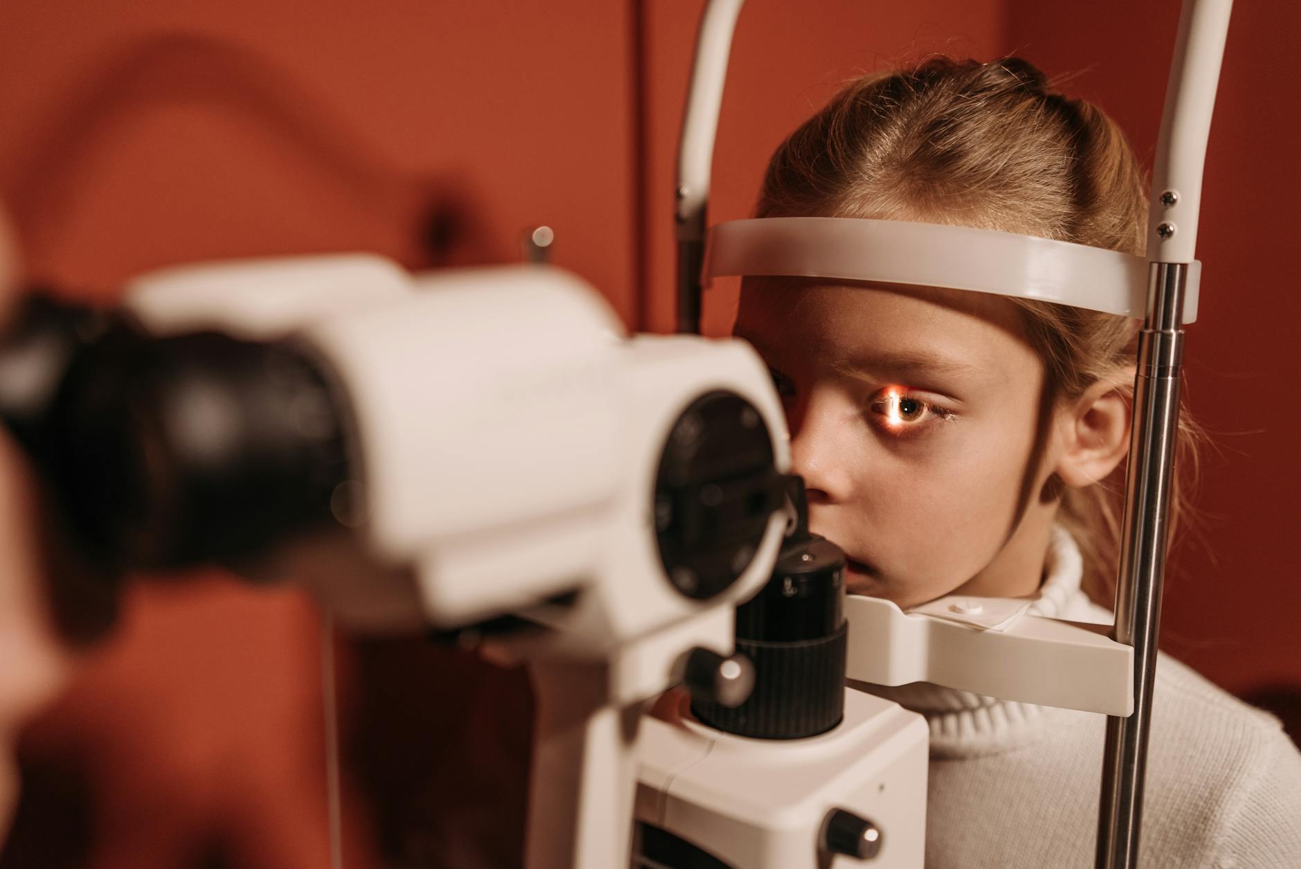 Doctor Examining Retina