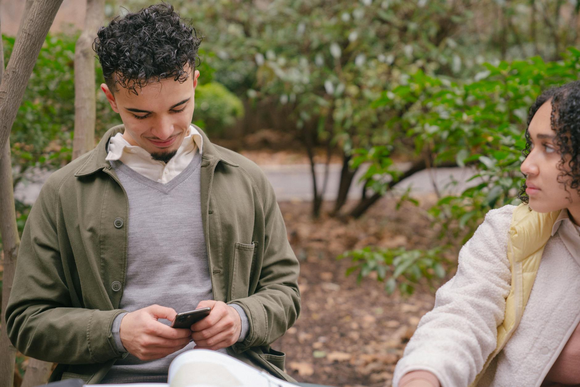 Couple Enjoying Time Together Without Phones