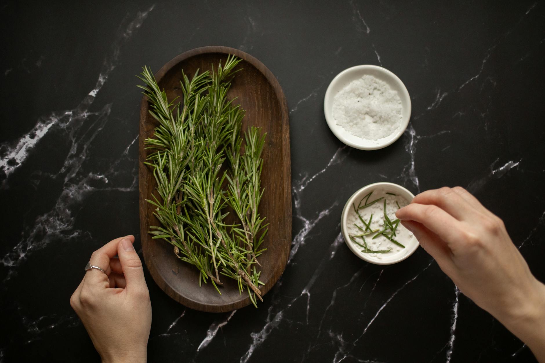 Rosemary Herb Cooking Fresh Sprigs Antioxidant Health Benefits