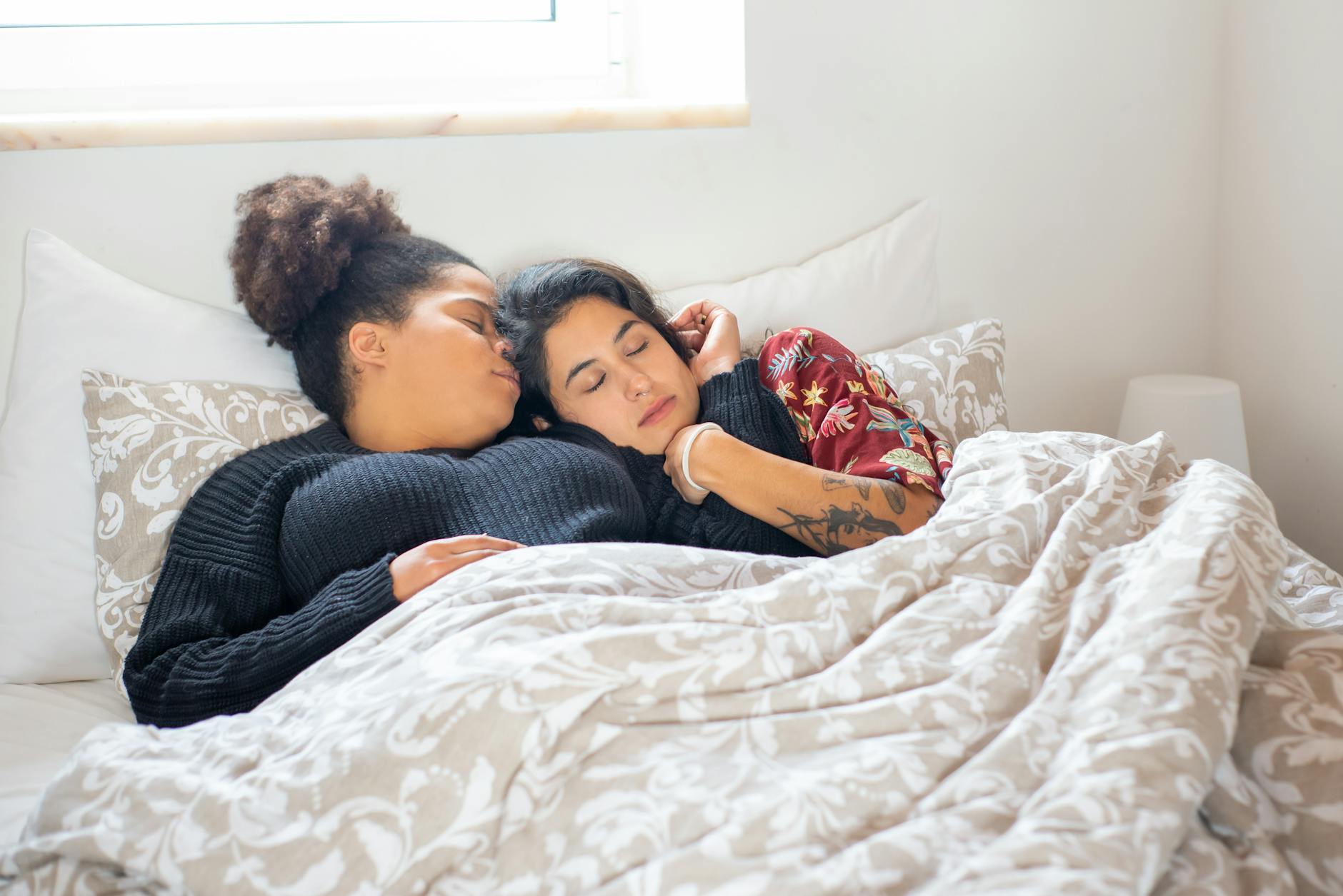 Lesbian Couple Sleeping Together