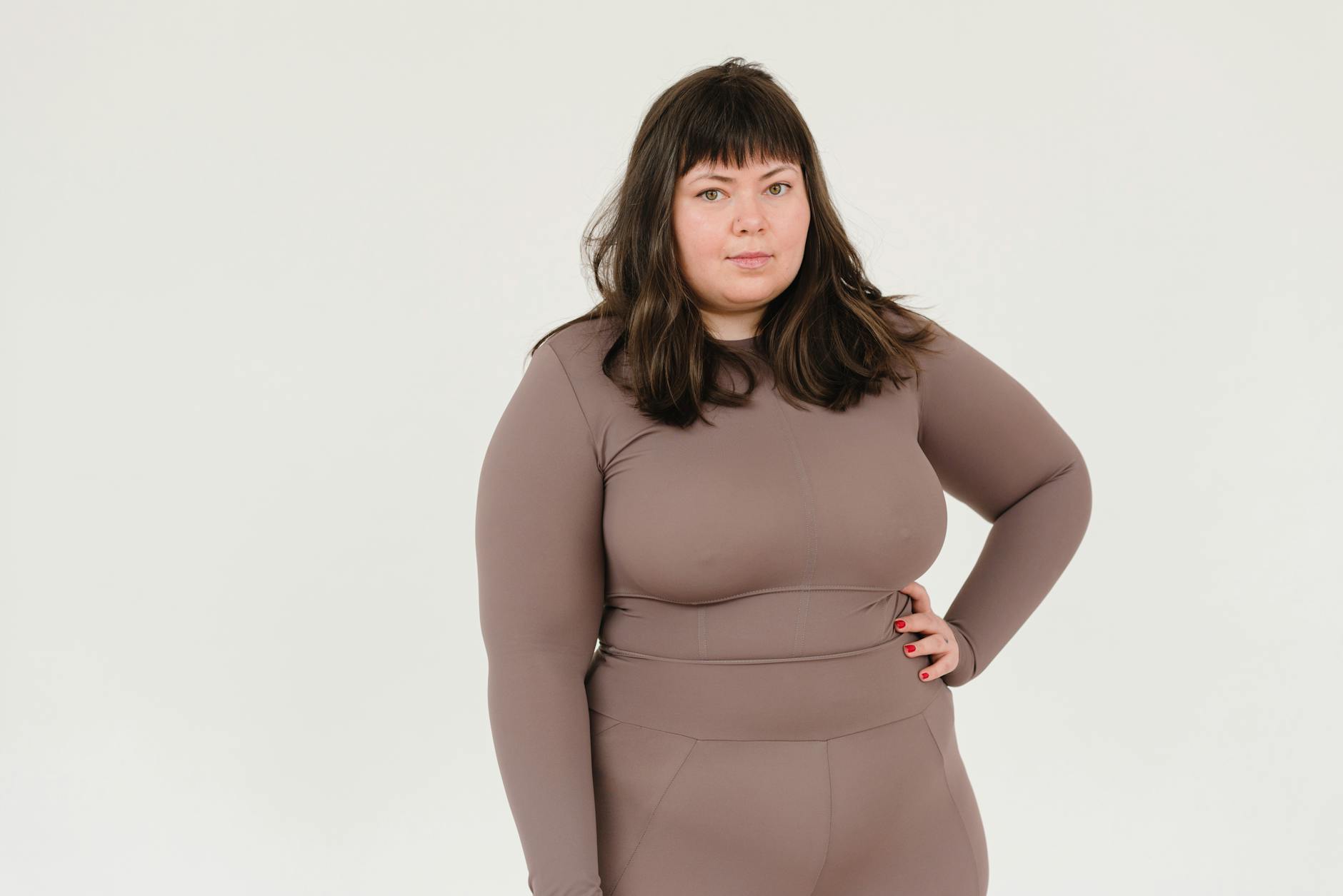 Plus-size Monochromatic Outfits Bold Colors Patterns Fashion