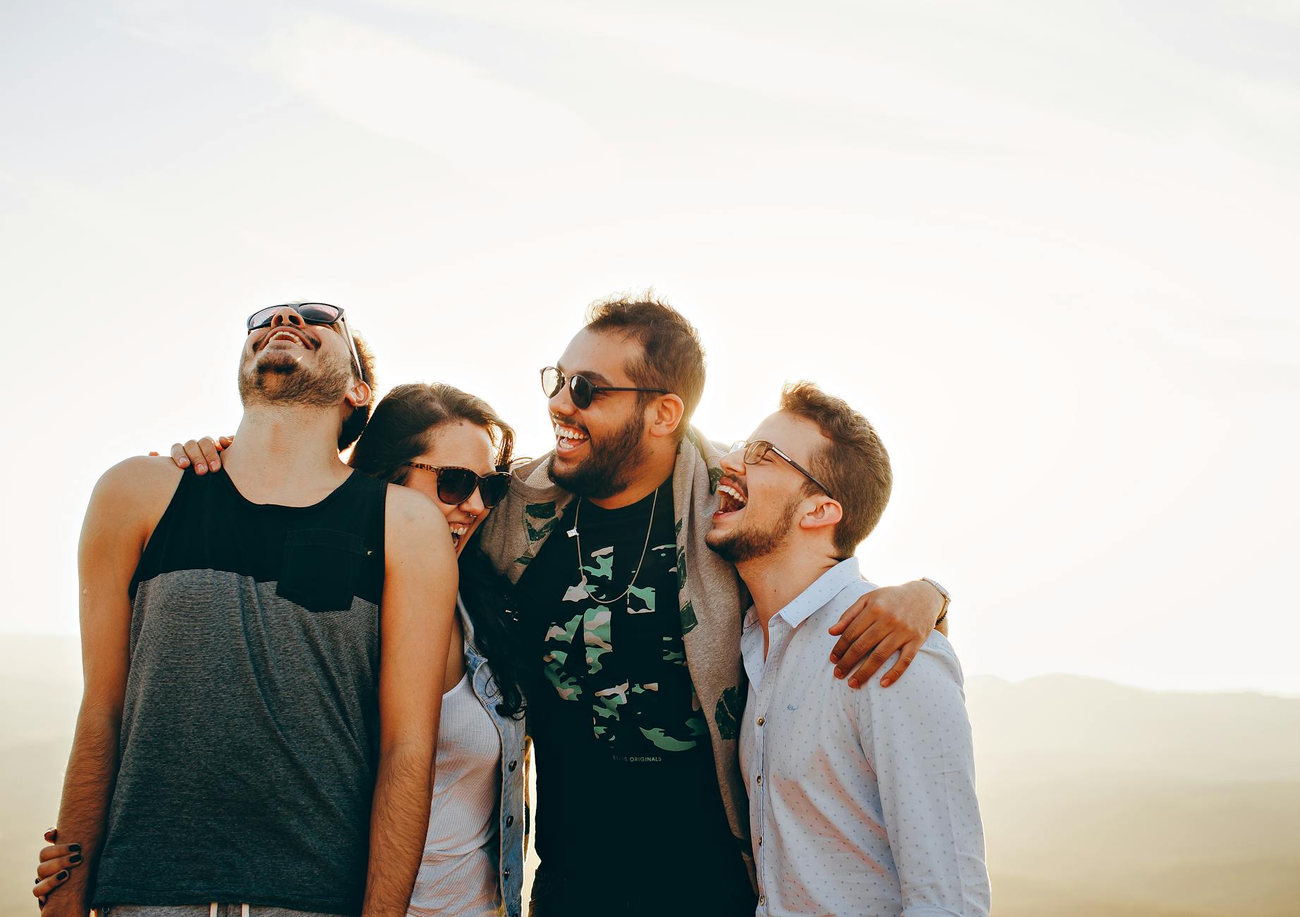 Group Of People Laughing