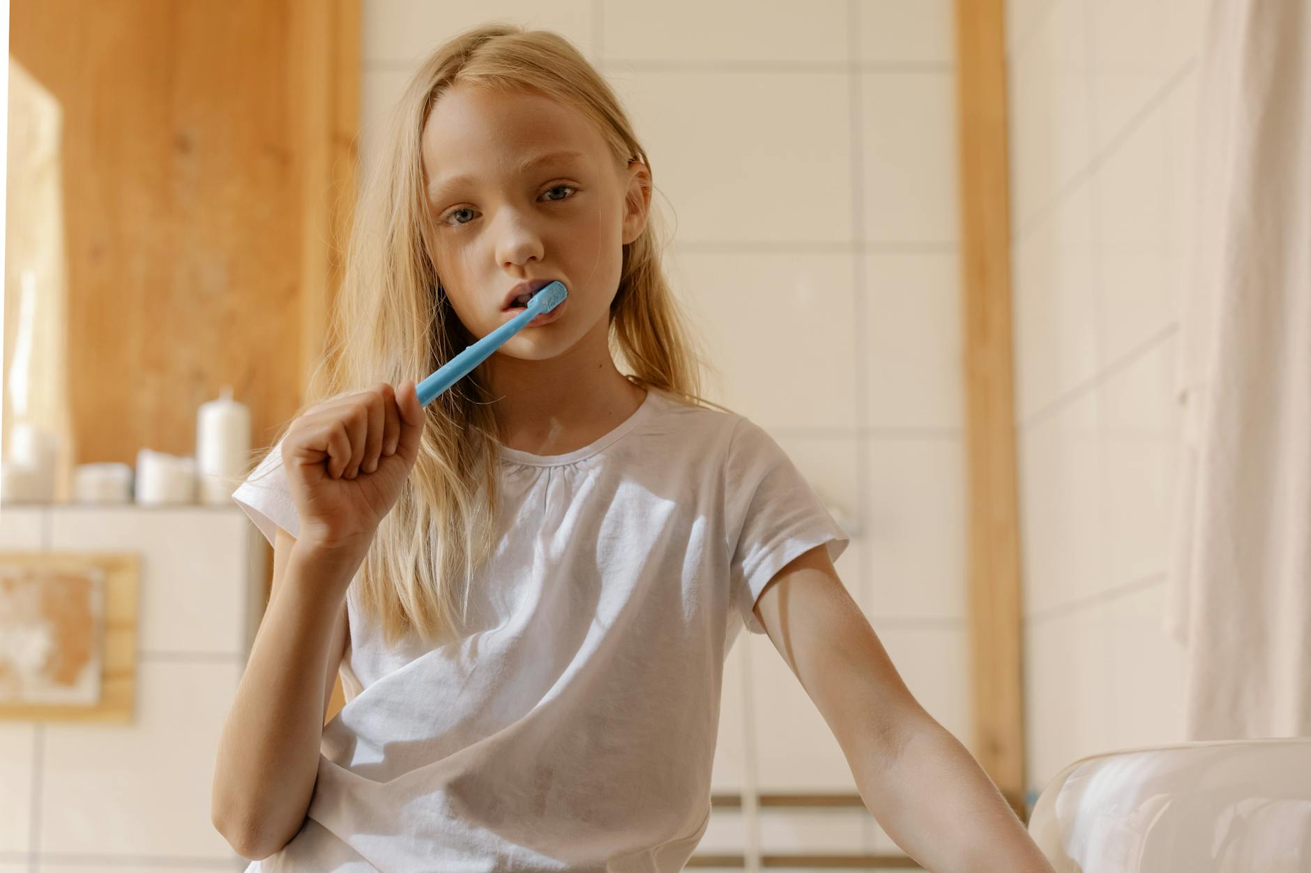 Person Brushing Teeth