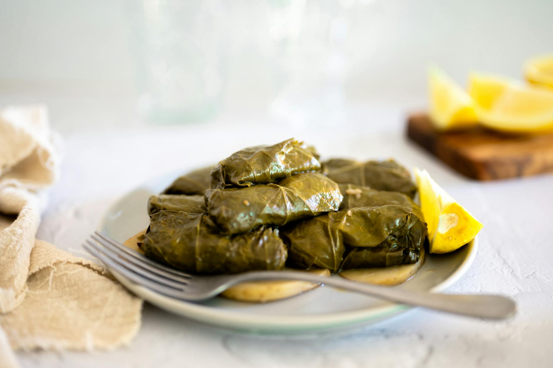 Stuffed Grape Leaves Mediterranean Diet Recipes