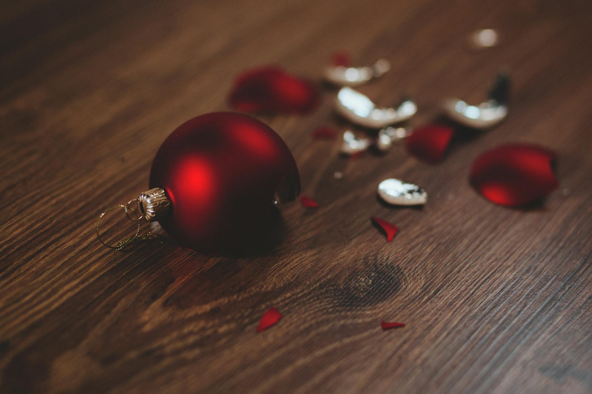 Broken Christmas Ornaments