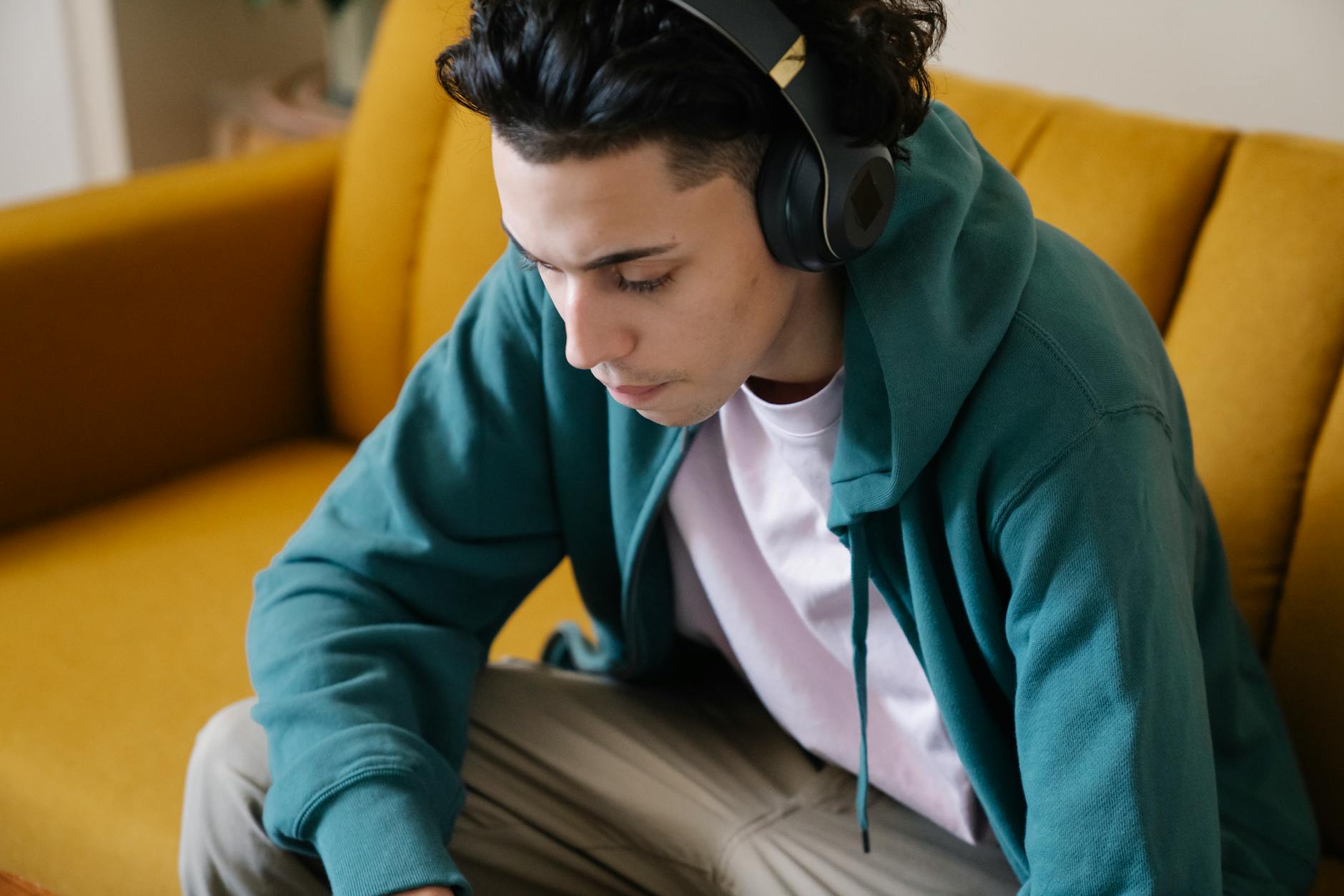 Person Listening Attentively