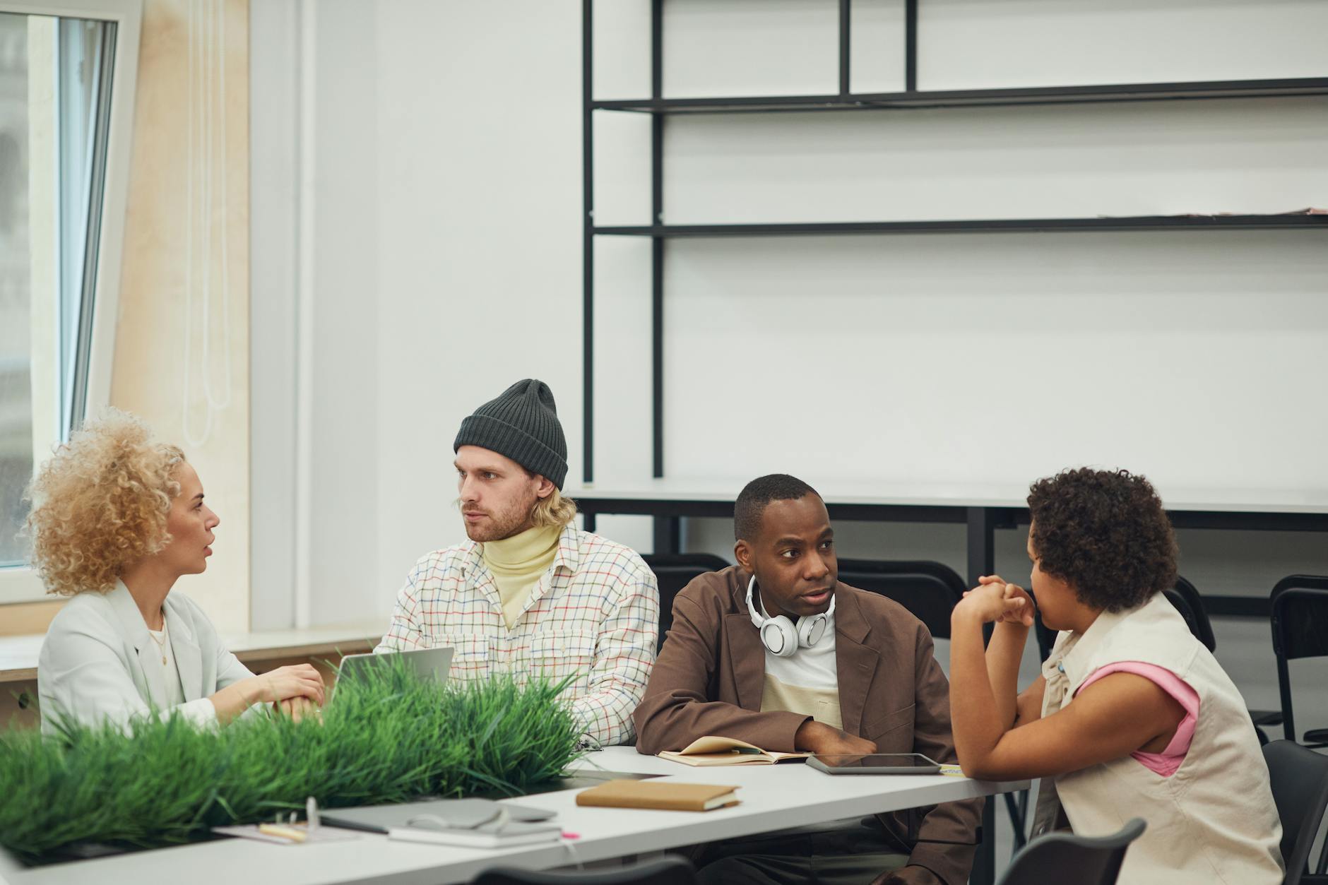 Group Of Professionals Talking