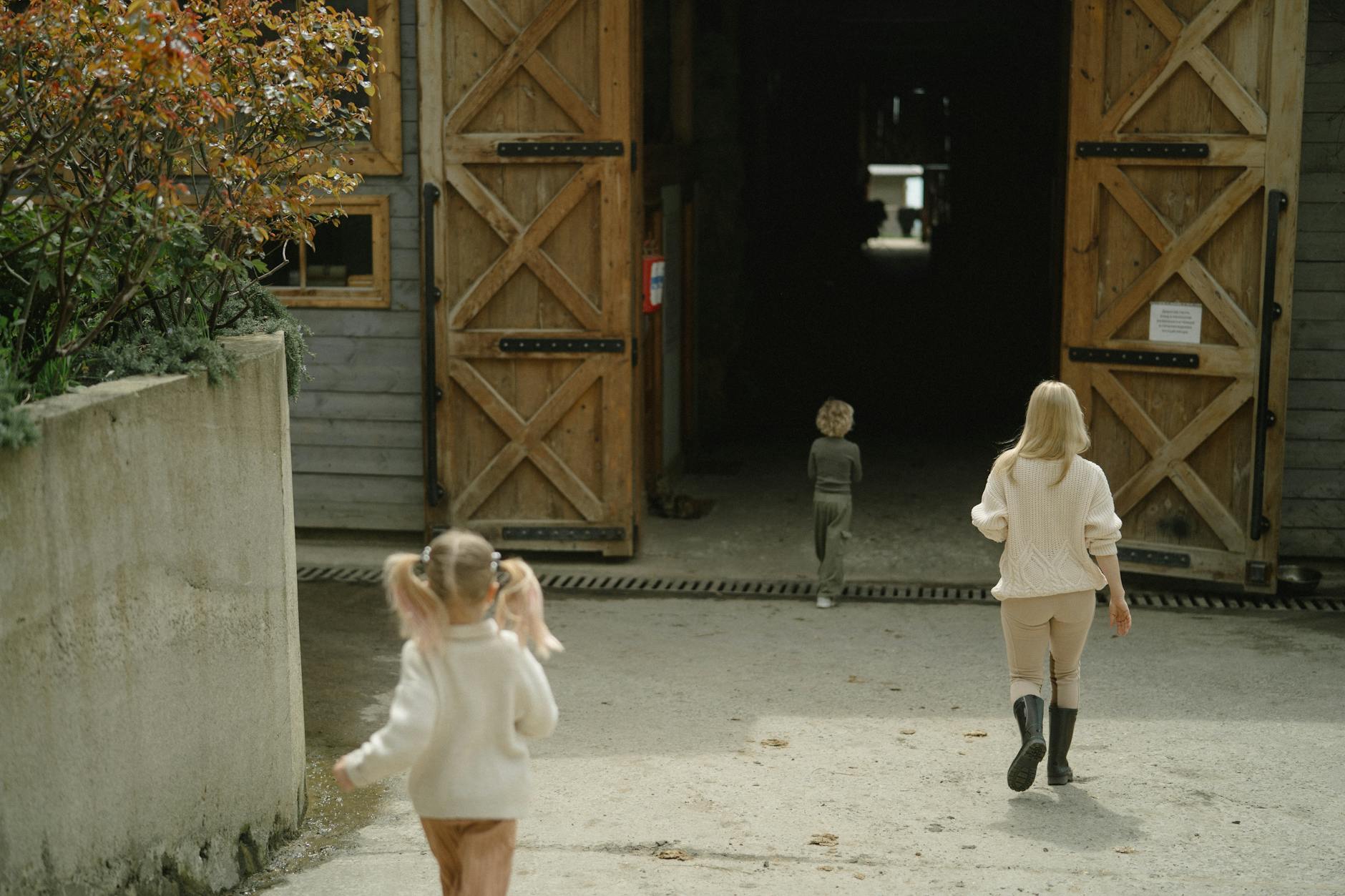 Children Playing Outside