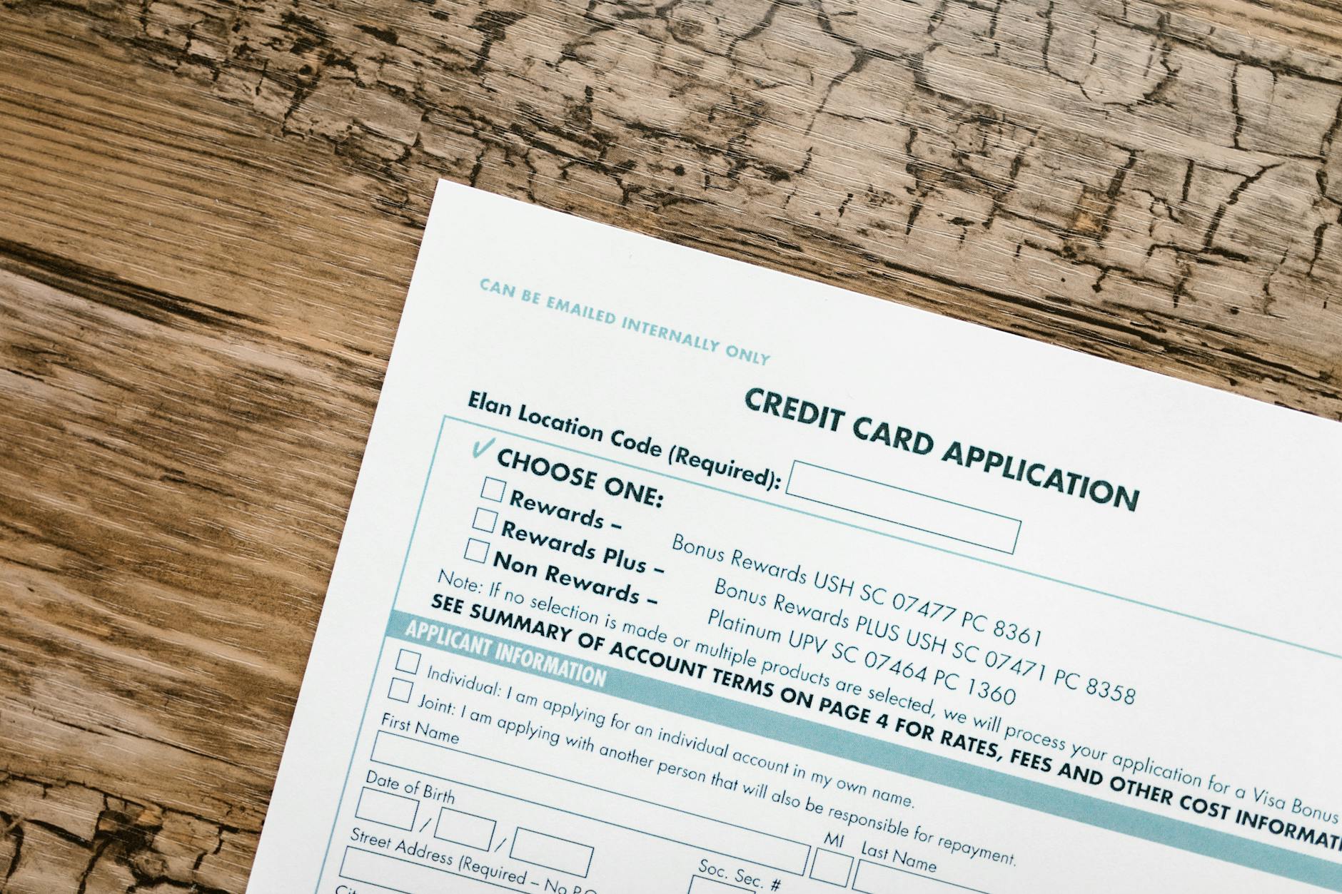 Credit Applications Spacing Financial Stability