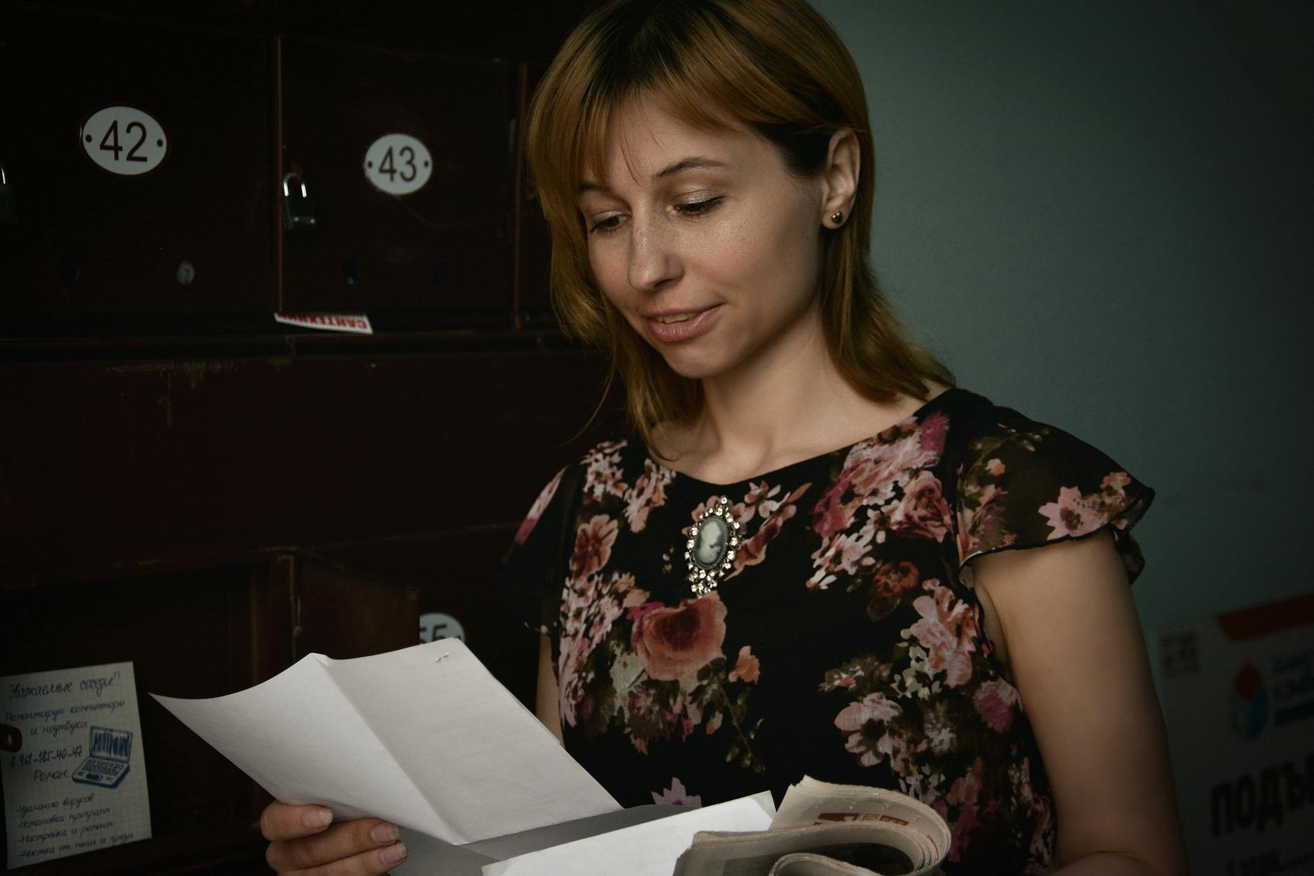 Person Checking Mailbox