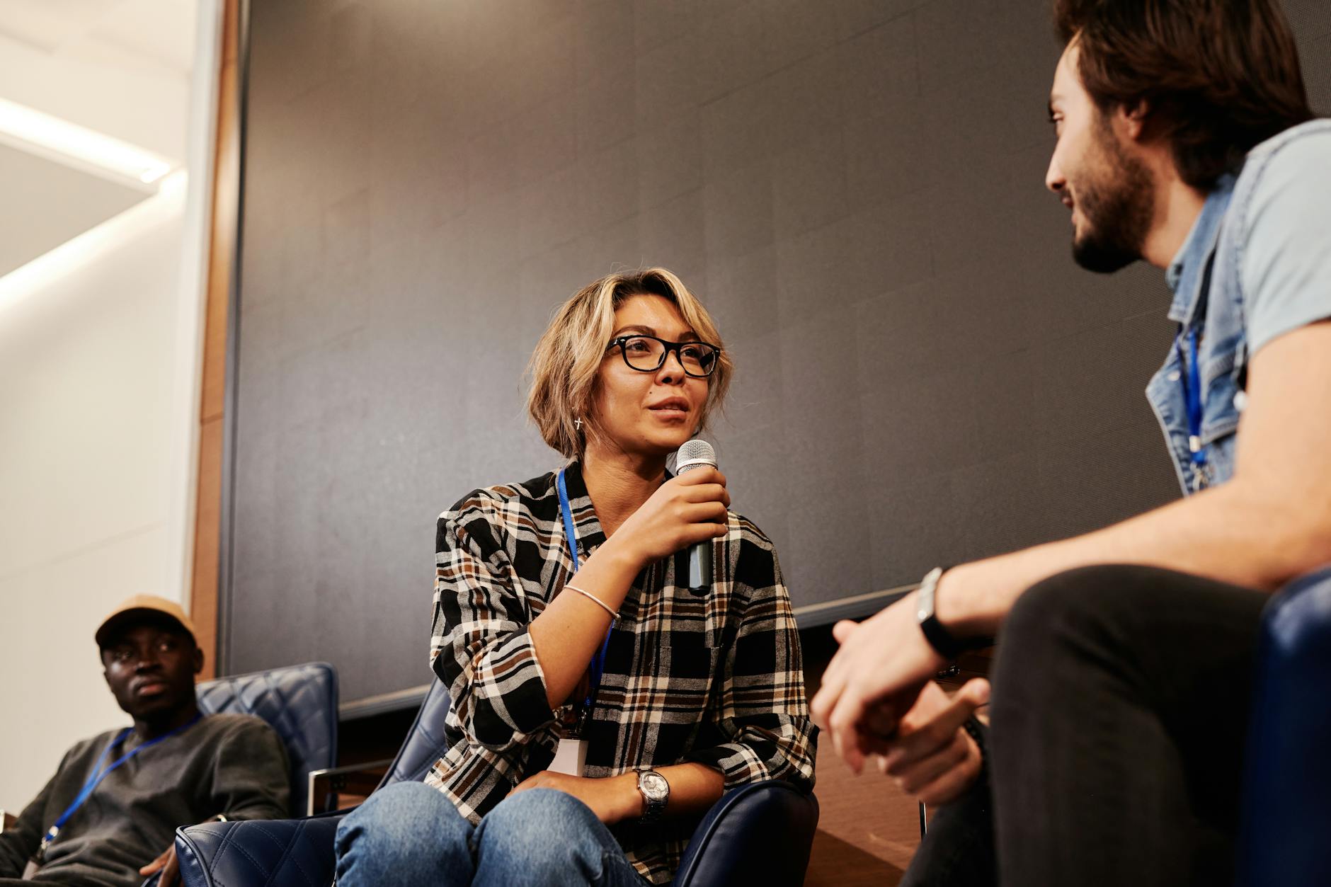 Person Talking Without Questions