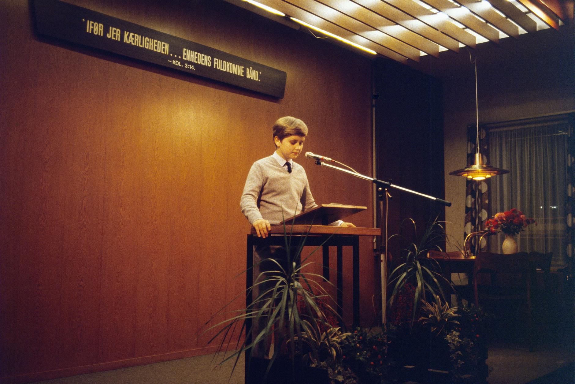 Confident Child Speaking