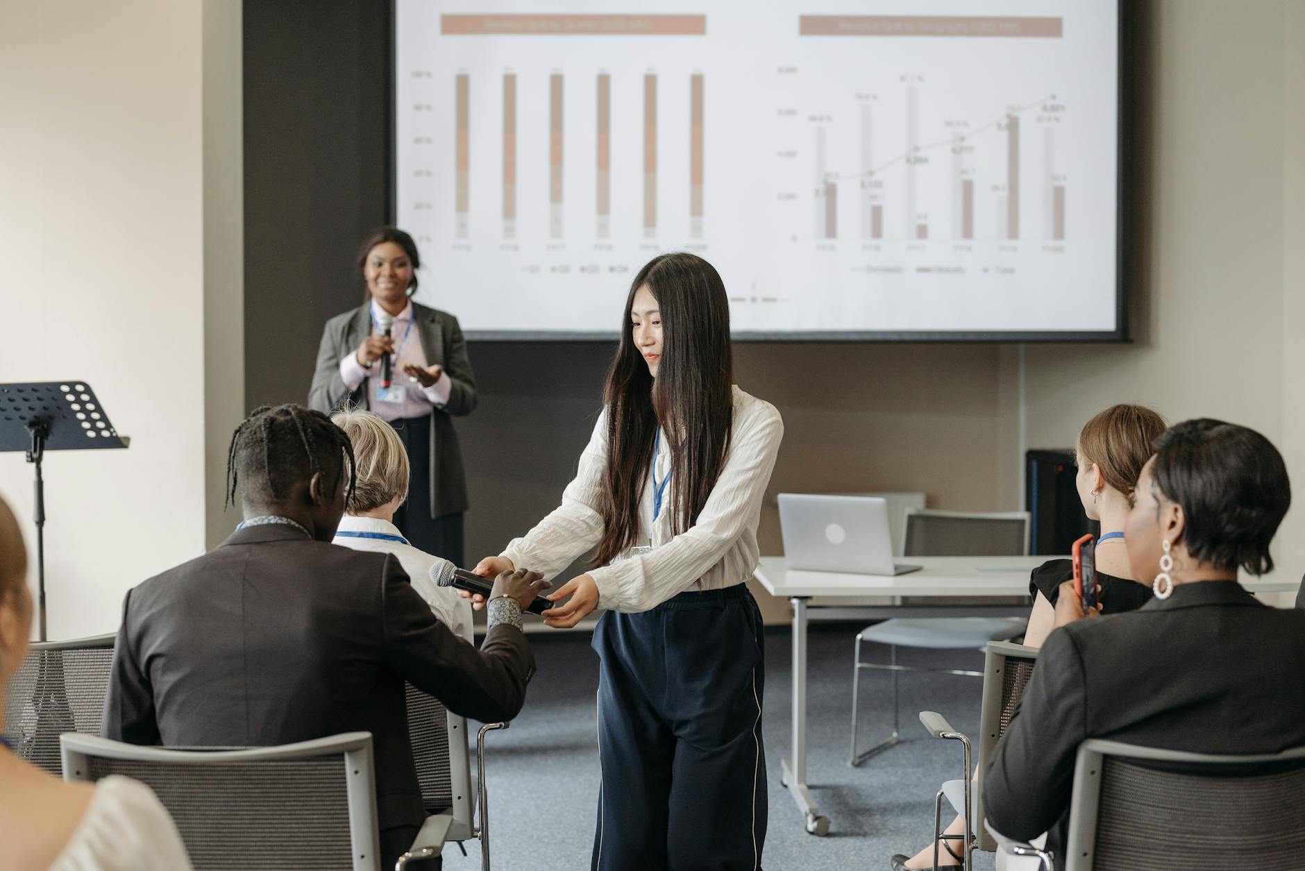 Person Giving Short Answers