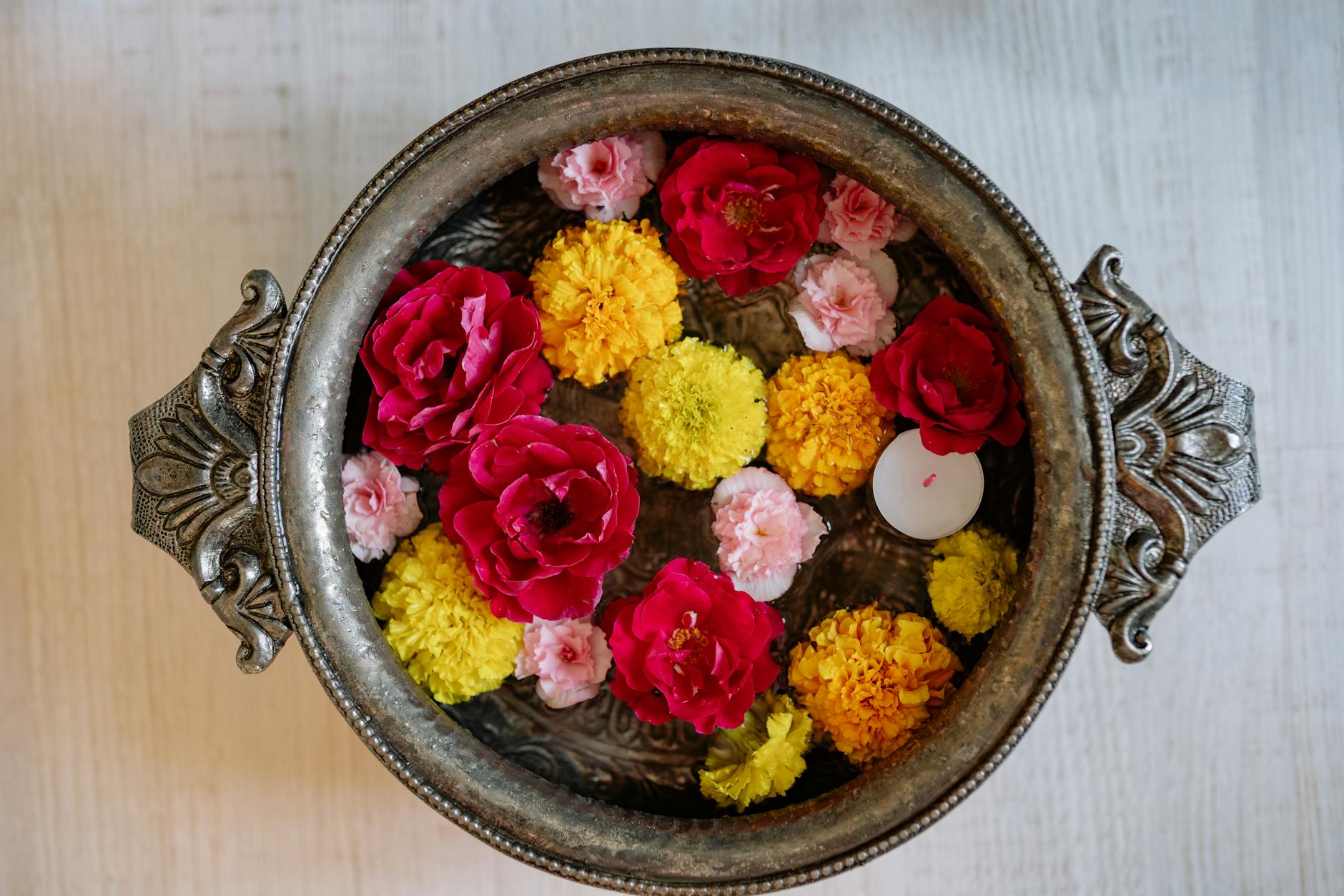 Floating Candle Bowls DIY Home Decor Centerpiece