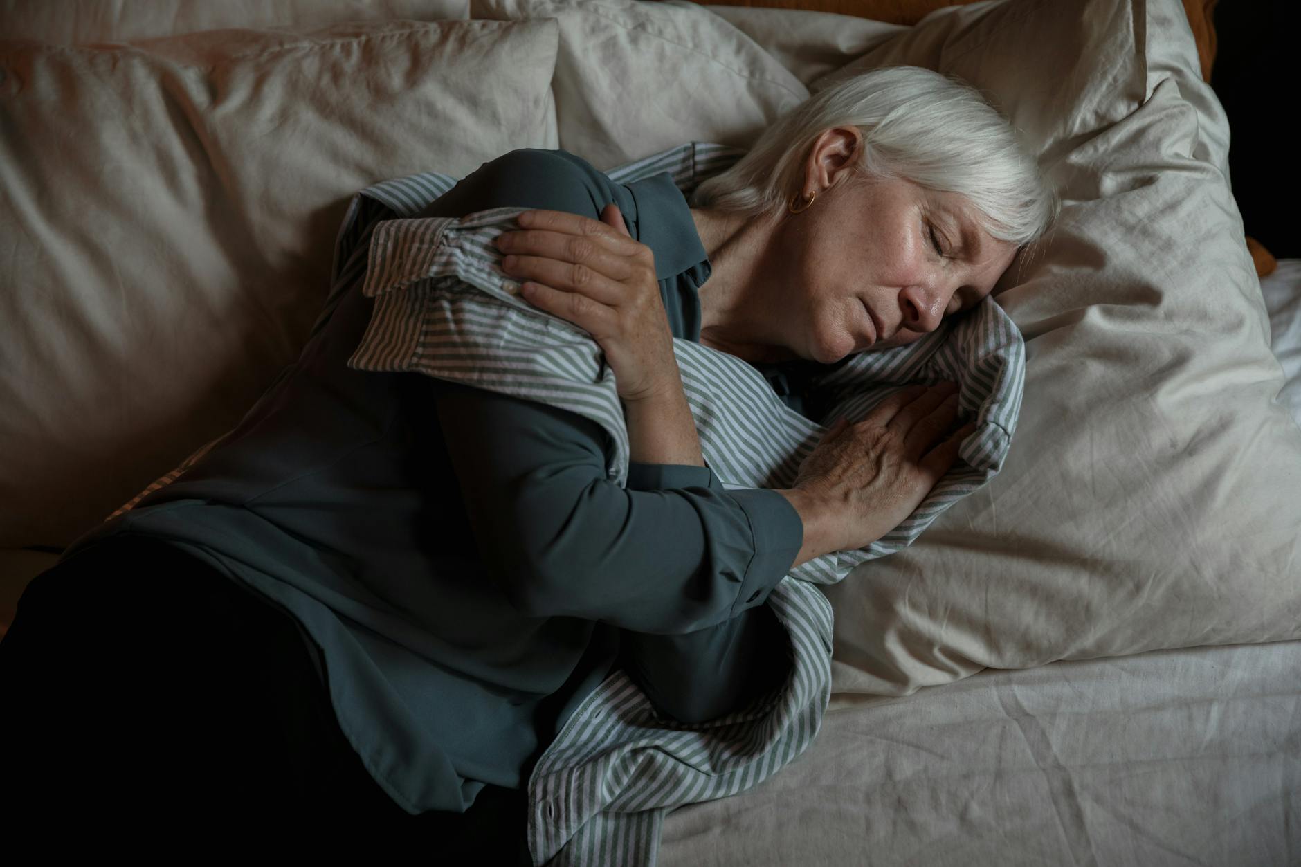 Elderly Sleeping Person