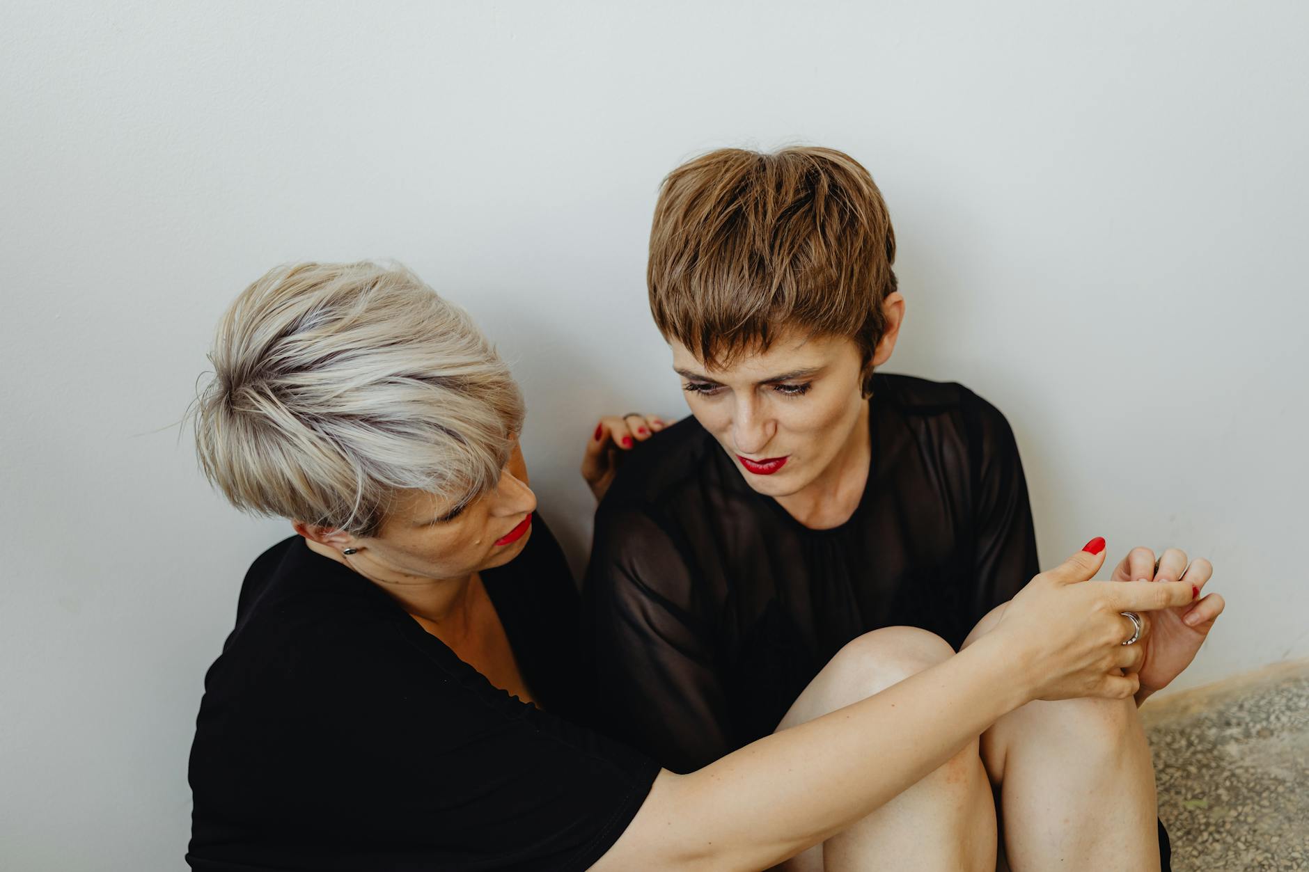 Lesbian Couples Vulnerability Emotional Intimacy Support