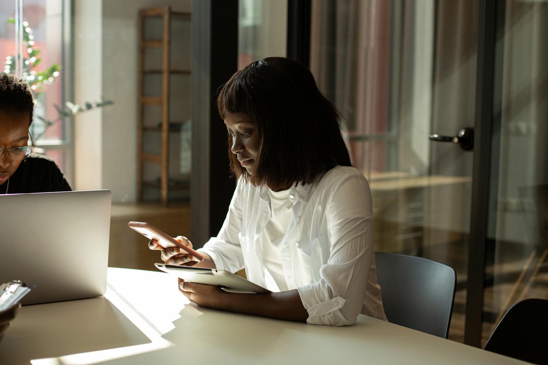 Smartphone At Eye Level