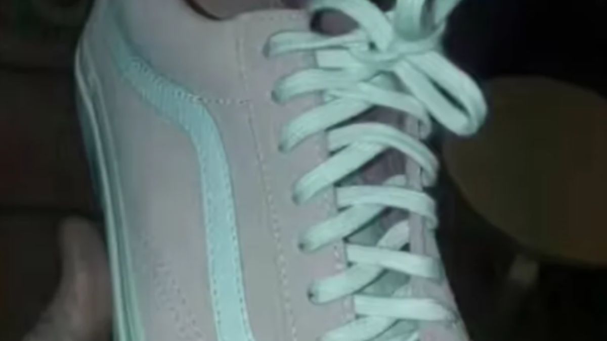 Viral Sneaker Optical Illusion Divides the Internet as Viewers See Pink and White or Gray and Teal