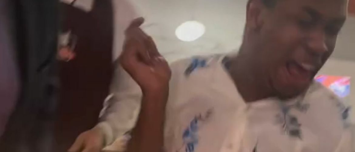 This Is What You Call a Surprise When a Birthday Scare Makes Him Fall Off His Chair