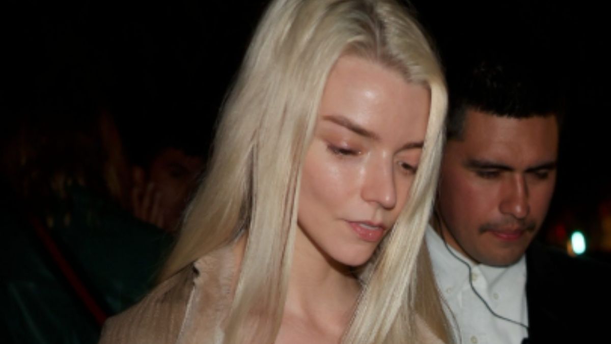 Anya Taylor-Joy’s Sheer White Vest and Mint Satin Skirt Combo Is the Date-Night Formula We’re Stealing