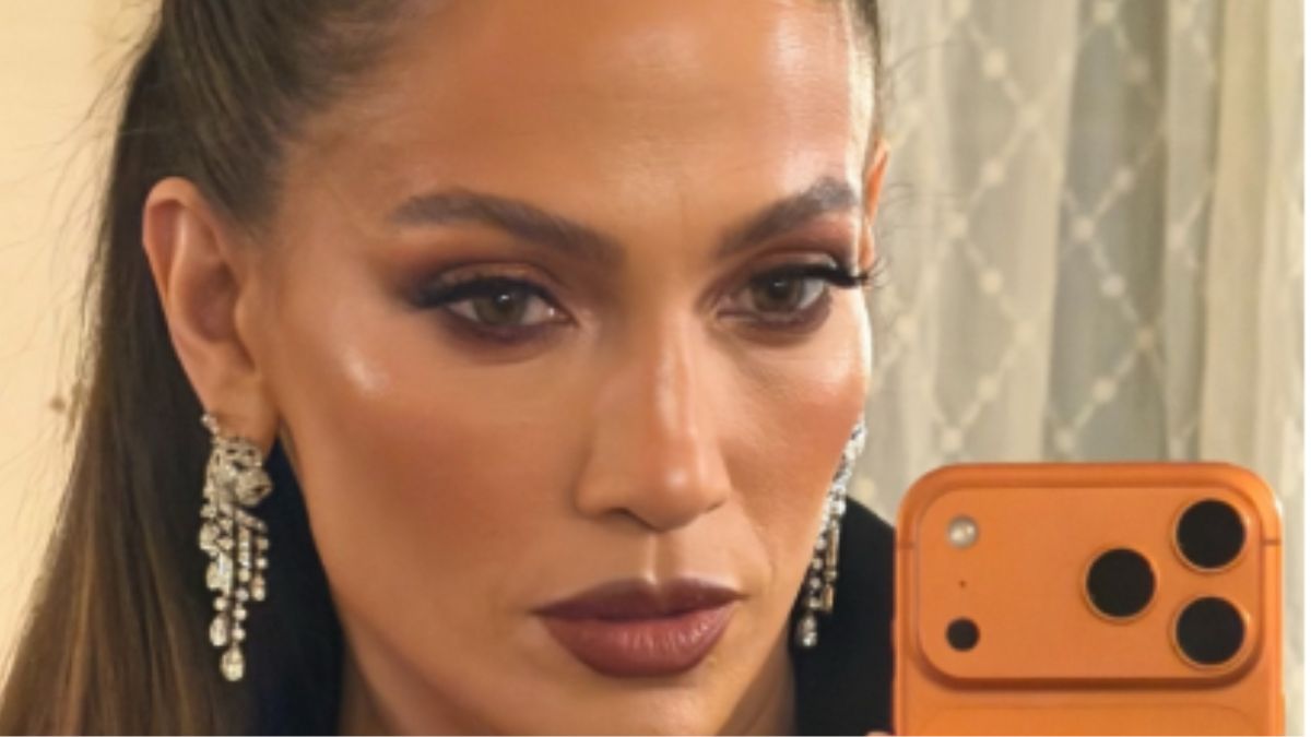 Jennifer Lopez’s Black V-Neck Slip Dress at 56 Is a Gala Masterclass in Contrast Dressing