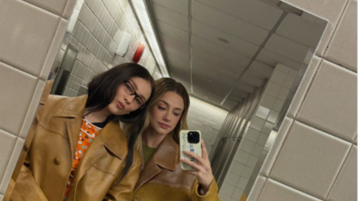 Lili Reinhart’s Pale Green Silk Slip Dress Is Effortless Red-Carpet Perfection