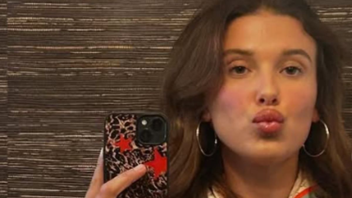 Millie Bobby Brown’s Bold Orange Crop Top Is the Ultimate Throwback Statement Piece