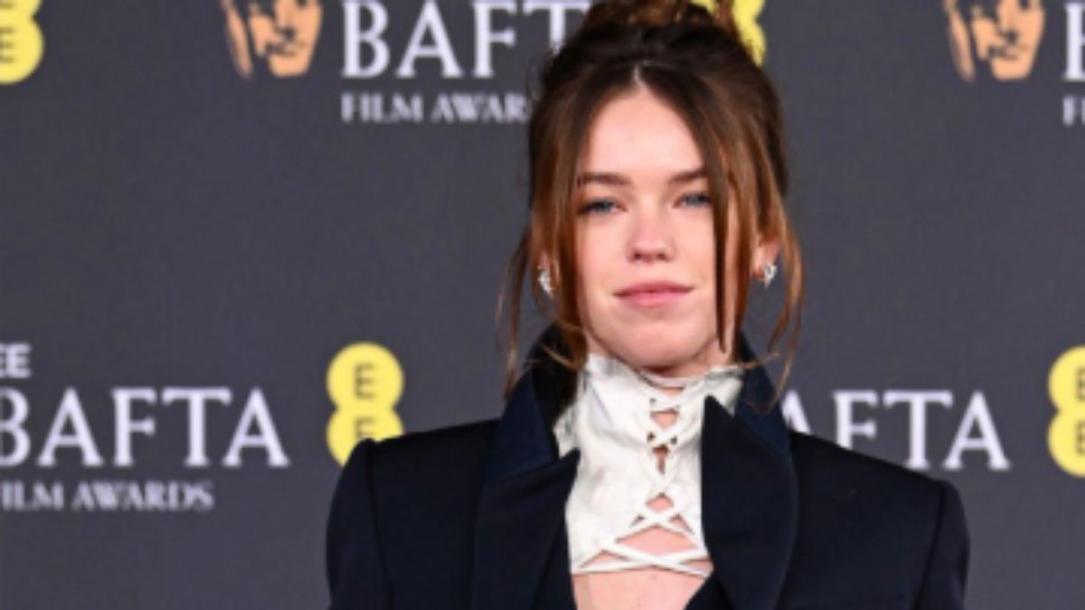 Milly Alcock’s Double-Breasted Black Suit at the BAFTAs Is the Red Carpet Power Look We’re Copying