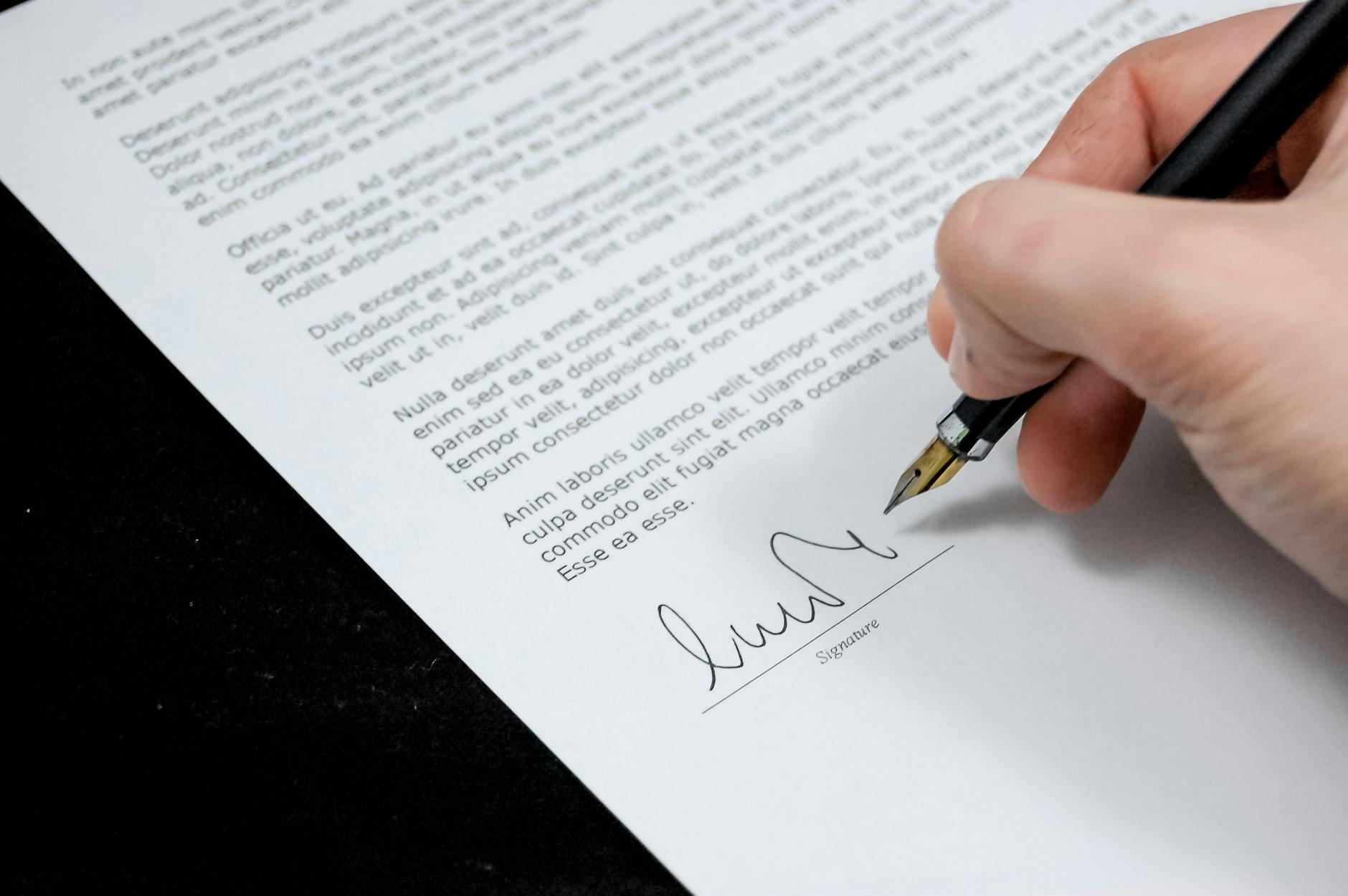 Important Contracts Or Legal Documents