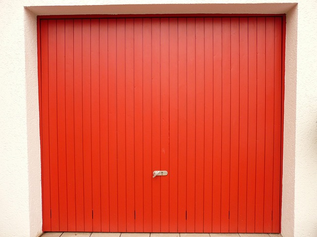 Painted Garage Door