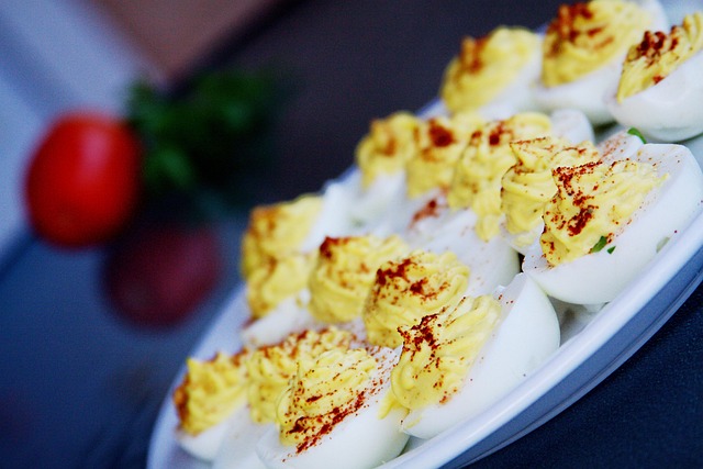 Warm Deviled Eggs