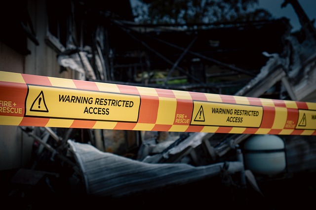 Burned Buildings Signs