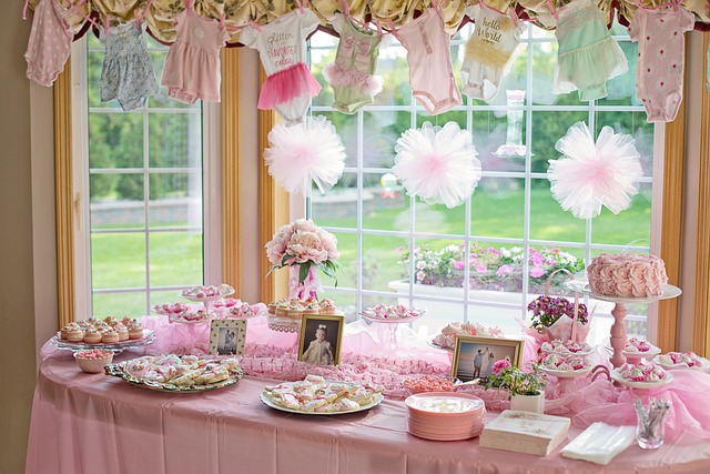 Elegant Baby Shower Table