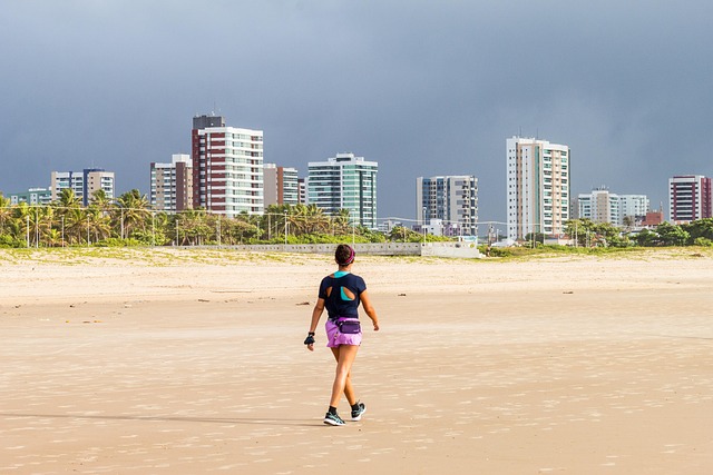 Walking on the Beach