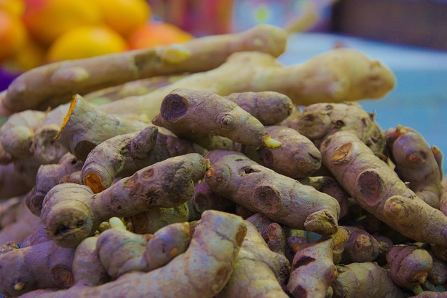 Ginger And Turmeric Roots
