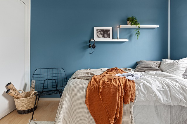 Dusty Blue Bedroom Color