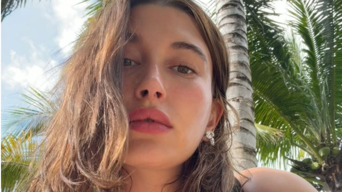 Hailey Bieber’s Custom Giorgio Armani Leopard-Print Gown Is the After-Party Look Worth Stealing