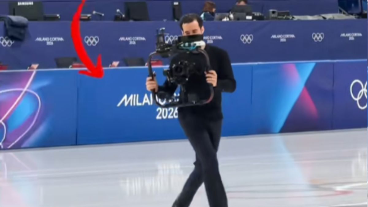 Meet the Cameraman Who Went Viral Skating on the Olympic Ice in Milan