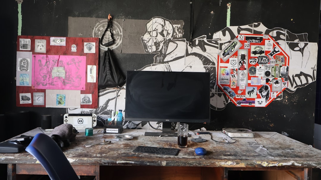 Burnt-out Artist Workspace