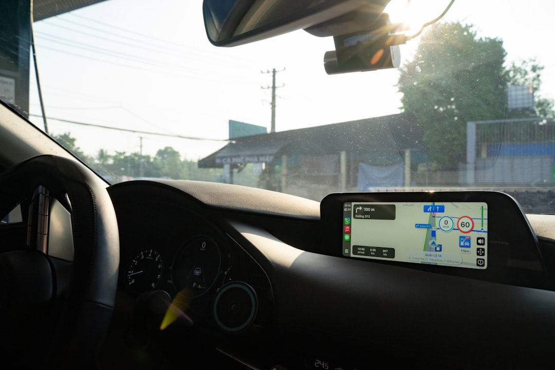 Car With Data Monitor