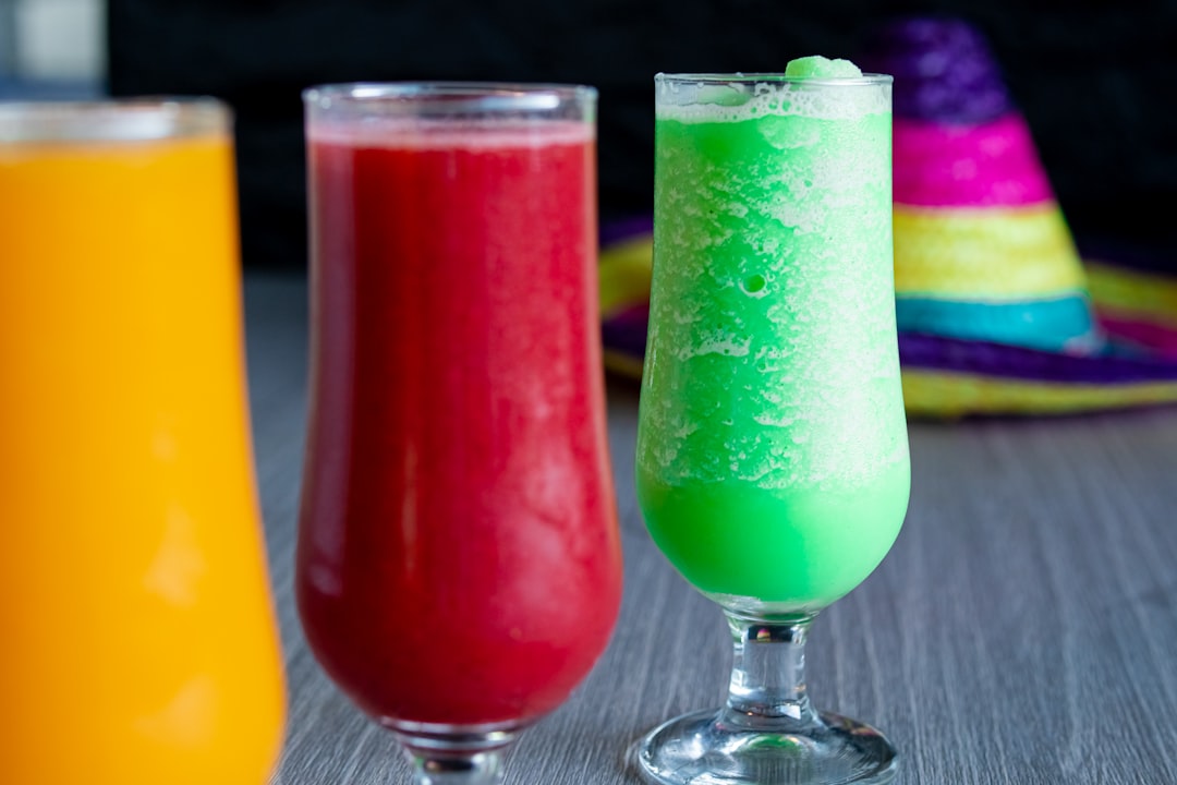 Colorful Frozen Drink