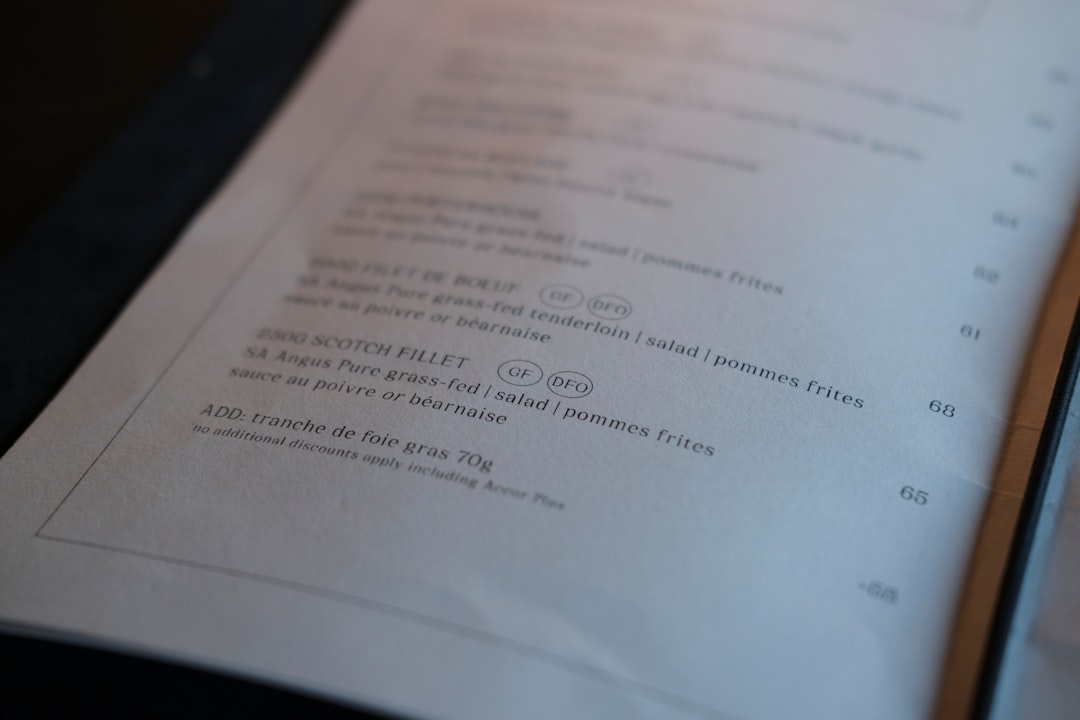 Confusing Menu Descriptions