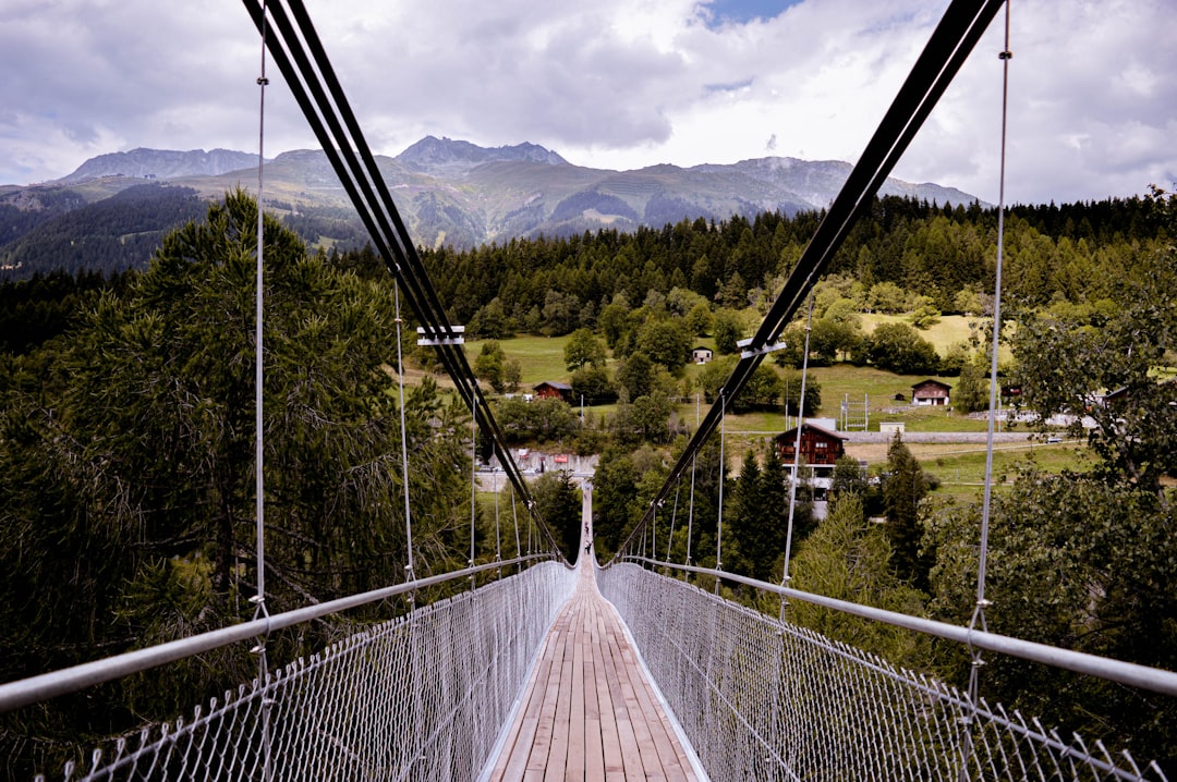 suspension bridge in Swizerland