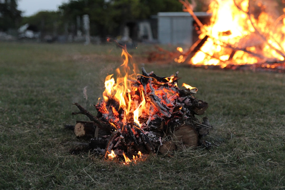 Burning Yard Waste