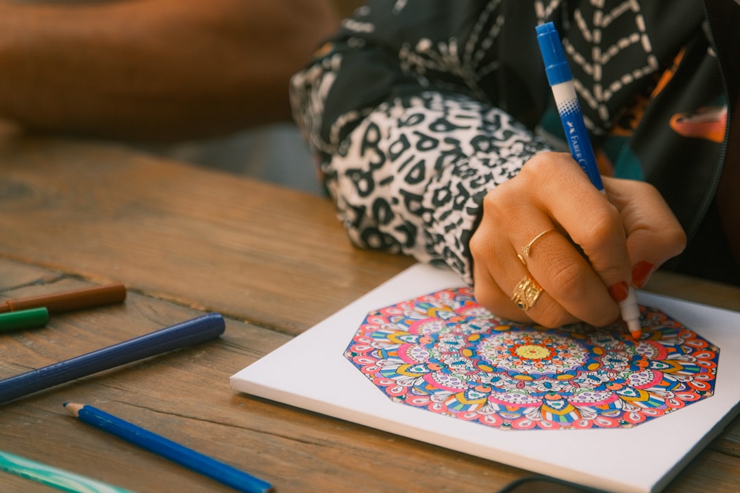 Distraction Vs Mindfulness Coloring