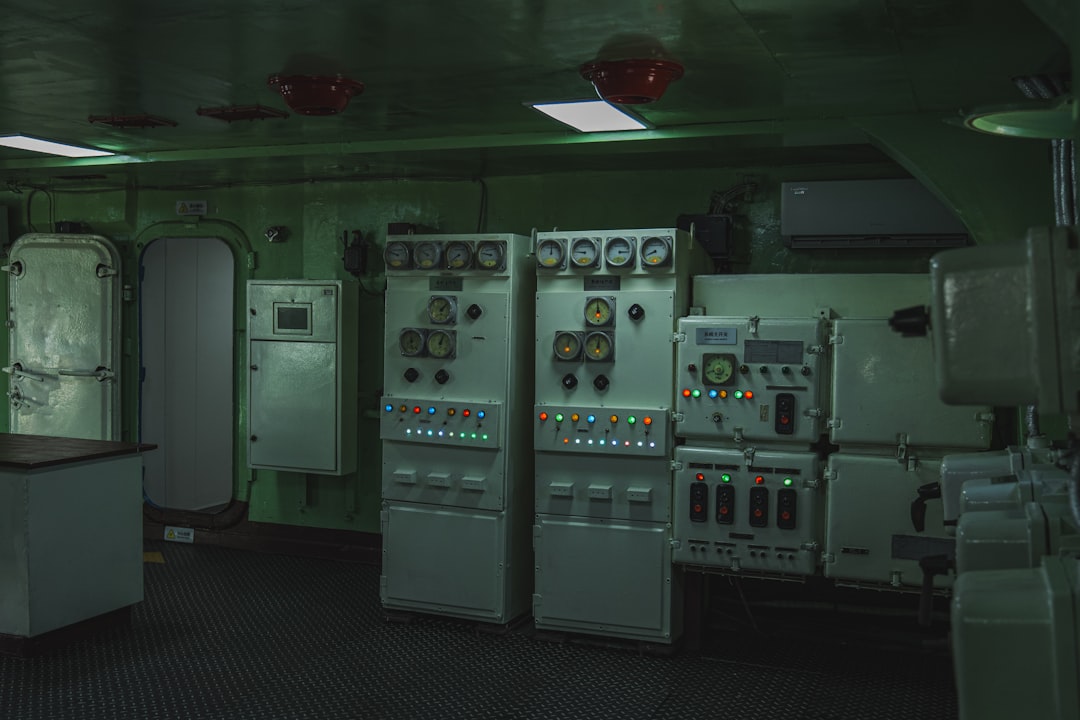 Engine room cruise ship