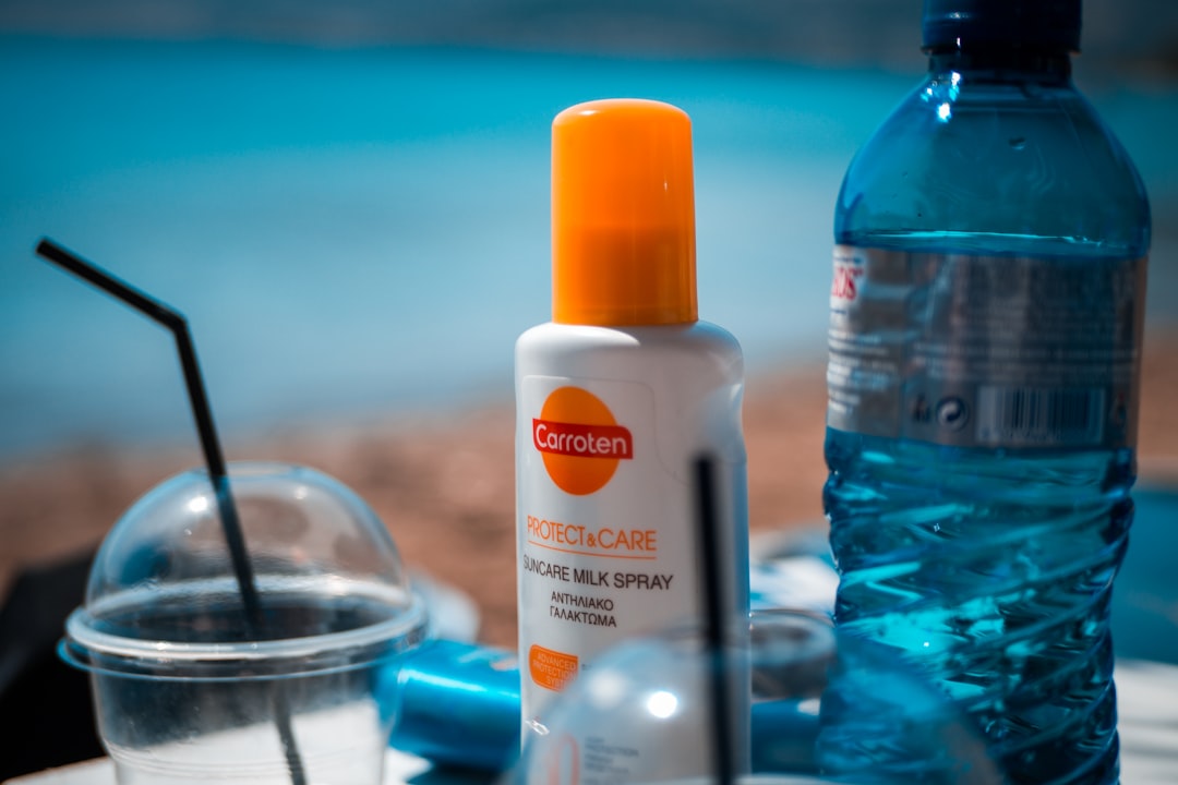 Sunscreen Bottle Label