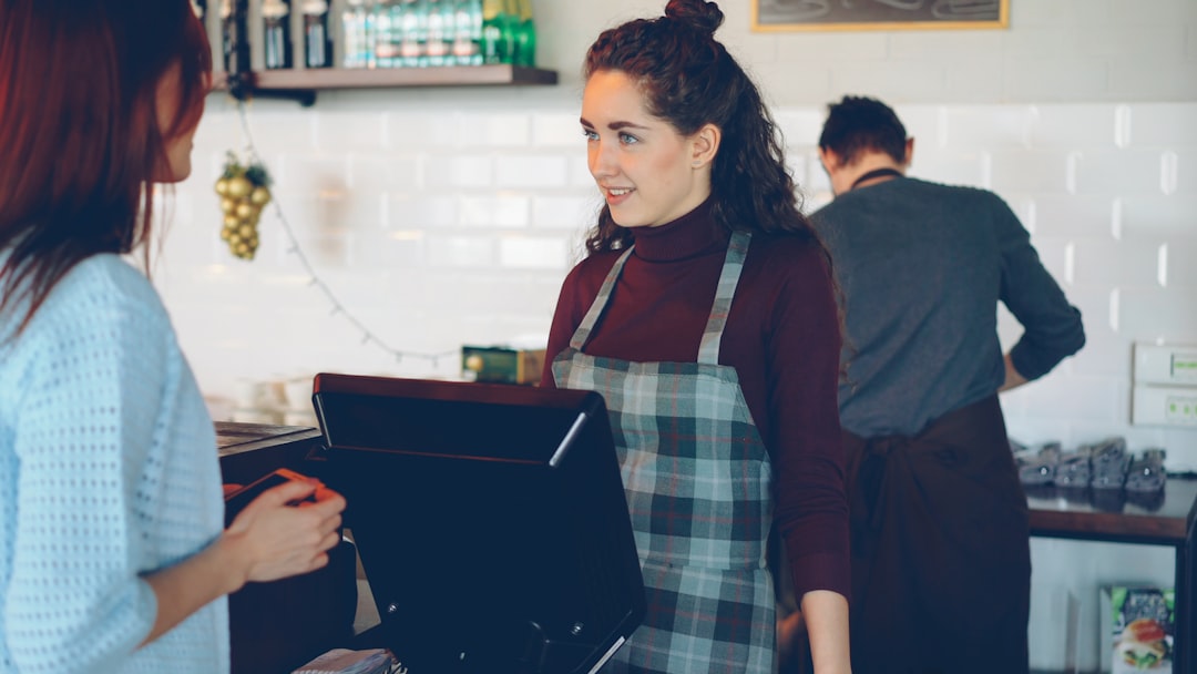 Cashier And Customer Interaction