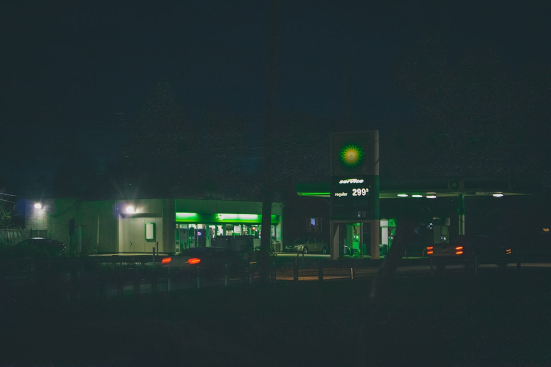 Late Night Gas Station